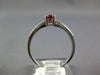.46CT DIAMOND & AAA RUBY 18KT WHITE GOLD 3D CLASSIC OVAL & ROUND FRIENDSHIP RING
