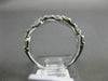 ESTATE 1.0CT DIAMOND 14KT WHITE GOLD INFINITY LOVE KNOT WEDDING ANNIVERSARY RING