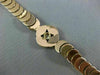 ANTIQUE .32CT OLD MINE EURO CUT DIAMOND 14KT ROSE GOLD 3D FLOWER BRACELET #640