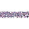 EXTRA LARGE 79.15CT DIAMOND & AAA MULTI COLOR SAPPHIRE 18KT WHITE GOLD BRACELET