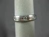 ESTATE WIDE .32CT DIAMOND 14KT WHITE GOLD ETOILE ETERNITY ANNIVERSARY RING 16200