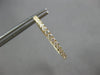 ESTATE 1.02CT DIAMOND 18KT YELLOW GOLD CLASSIC INSIDE OUT HOOP HANGING EARRINGS