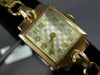 ANTIQUE ZARJA 14KT ROSE GOLD 3D CLASSIC SQUARE LINK WATCH #2023