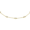 ESTATE 0.5CT DIAMOND 14KT YELLOW GOLD 3D CLASSIC ROUND BY THE YARD LOVE BRACELET