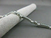 ESTATE 1.71CT DIAMOND 14KT WHITE GOLD CHANNEL LINK TENNIS BRACELET G VS #1474