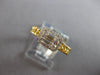 .22CT DIAMOND 14KT YELLOW GOLD ROUND & BAGUETTE INVISIBLE SQUARE LOVE KNOT RING