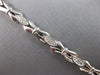 .59CT DIAMOND 14KT WHITE GOLD 3D ROUND 3 STONE XO FILIGREE LOVE TENNIS BRACELET