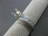 LARGE 2.20CT DIAMOND 14KT WHITE GOLD PRINCESS SEMI MOUNT ENGAGEMENT RING #21990