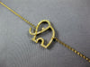 ESTATE .21CT FANCY YELLOW DIAMOND 18K YELLOW GOLD 3D HAPPY ELEPHANT FUN BRACELET