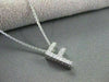 ESTATE .25CT DIAMOND 14KT WHITE GOLD "F" INITIAL PENDANT F/G VS STUNNING! #21904