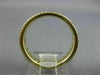 ESTATE WIDE 1.20CT DIAMOND 14KT YELLOW GOLD MILGRAIN ROPE ETERNITY WEDDING RING
