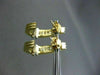 ESTATE .85CT DIAMOND 14K W &Y GOLD PRINCESS UMBRELLA HANGING EARRINGS 22mm #5415