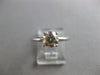 .90CT CHOCOLATE FANCY DIAMOND 14KT WHITE GOLD 3D ROUND SOLITAIRE ENGAGEMENT RING