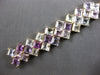 EXTRA LARGE 49.01CT AAA MULTI GEM 18KT YELLOW GOLD PRINCESS GEOMETRICAL BRACELET
