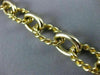 ESTATE LARGE 18KT WHITE & YELLOW GOLD CLASSIC ITALIAN ROPE LINK BRACELET #21483