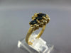 1.48CT DIAMOND & AAA SAPPHIRE 14KT YELLOW GOLD MARQUISE & ROUND ANNIVERSARY RING