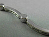 ANTIQUE 2.10CT DIAMOND 14KT WHITE GOLD 3D FILIGREE BEZEL DROP NECKLACE #18629