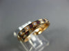 ESTATE .29CT DIAMOND & AAA RUBY 18KT ROSE GOLD 3D CRISS CROSS FUN RING