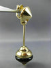 ANTIQUE LARGE 14KT YELLOW GOLD ITALIAN CARNELIAN & ONYX HANGING EARRINGS #25571