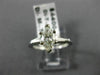 ESTATE .91CT MARQUISE & BAGUETTE DIAMOND 14KT WHITE GOLD ENGAGEMENT RING #22153