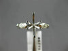 ESTATE .55CT DIAMOND 14K WHITE GOLD 3D MARQUISE SEMI MOUNT ENGAGEMENT RING #5771
