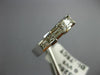 .75CT DIAMOND 14KT WHITE GOLD PRINCESS & BAGUETTE WEDDING ANNIVERSARY RING #1197