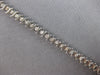 ESTATE 1.02CT DIAMOND 14KT WHITE GOLD 3D CLASSIC ROUND S MULTI WAVE FUN BRACELET