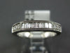 .40CT DIAMOND 18K WHITE GOLD ROUND & BAGUETTE FILIGREE MILGRAIN ANNIVERSARY RING