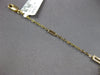 ESTATE .18CT DIAMOND 14KT YELLOW GOLD 3D RECTANGULAR CHANDELIER FUN BRACELET