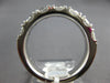 LARGE 2.0CT DIAMOND 14KT WHITE GOLD 7 STONE COMFORT FIT WEDDING ANNIVERSARY RING