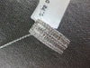 ESTATE WIDE .72CT DIAMOND 18KT WHITE GOLD ROUND & BAGUETTE MULTI ROW BAR PENDANT