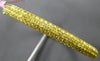 WIDE 2.95CT INTENSE FANCY YELLOW DIAMOND 18KT YELLOW GOLD MULTI BANGLE BRACELET