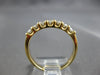 .50CT DIAMOND 14KT YELLOW GOLD 7 STONE SHARED PRONG ROUND ANNIVERSARY RING 28163