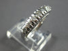 ANTIQUE .35CT OLD MINE DIAMOND 14K WHITE GOLD 3D WEDDING ANNIVERSARY RING #27862