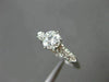ANTIQUE .81CT OLD MINE DIAMOND SOLITAIRE PLATINUM ENGAGEMENT RING FG VVS #21014