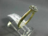 ESTATE .26CT DIAMOND 14KT YELLOW GOLD CLUSTER FILIGREE HALO FRIENDSHIP LOVE RING