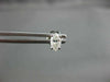ESTATE .55CT MARQUISE CUT DIAMOND 14KT WHITE GOLD 3D CLASSIC STUD EARRINGS #5163