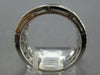 ESTATE WIDE 1.36CT MULTI COLOR DIAMOND 14KT WHITE GOLD 3D HEXAGON RING