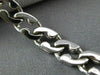 ESTATE LONG 14KT WHITE GOLD CLASSIC SOLID HANDCRAFTED ITALIAN BRACELET #22780