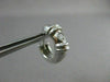 ESTATE .15CT DIAMOND 14KT WHITE GOLD HUGGIE ETOILE EARRINGS BEAUTIFUL!! #9279