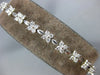 3.20CT DIAMOND 14KT WHITE GOLD 3D FLOWER BUTTERFLY CLASSIC TENNIS BRACELET #1473