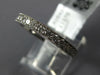 0.97CT DIAMOND 18KT WHITE GOLD ROUND ETERNITY FILIGREE MILGRAIN ANNIVERSARY RING