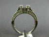 .84CT DIAMOND 14KT WHITE GOLD ROUND FISHTAIL SEMI MOUNT ENGAGEMENT RING #14248