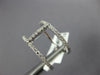 ESTATE .41CT DIAMOND 18KT WHITE GOLD 3D 2 ROW CLASSIC BAR RING