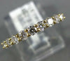 ESTATE .51CT DIAMOND 18KT YELLOW GOLD 9 STONE ROUND SHARE PRONG ANNIVERSARY RING