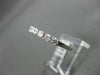 ESTATE .63CT DIAMOND 14KT WHITE GOLD 9 STONE CLASSIC ANNIVERSARY RING 2mm #20132
