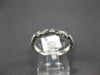 ESTATE .08CT DIAMOND 18K WHITE GOLD MULTI LEAF FILIGREE WEDDING ANNIVERSARY RING