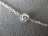 ESTATE 1.64CT DIAMOND 14KT WHITE GOLD 5 STONE DIAMOND BY THE YARD NECKLACE #380