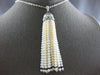 LARGE 1.5CT DIAMOND & AAA SAPPHIRE & AAA SOUTH SEA PEARL 18K WHITE GOLD NECKLACE