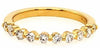 .46CT DIAMOND 18K YELLOW GOLD 3D SEMI ETERNITY 10 STONE WEDDING ANNIVERSARY RING